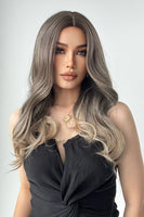 13*1" Full-Machine Wigs Synthetic Long Straight 24"