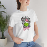 Pink Resting Grinchmas Bella Canvas Tee