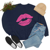 Hot Pink Lips Crewneck Sweatshirt