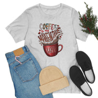 Coffee Is My Valentine Jersey Tee