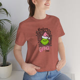 Pink Resting Grinchmas Bella Canvas Tee