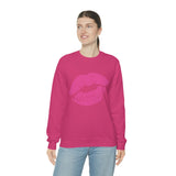 Hot Pink Lips Crewneck Sweatshirt