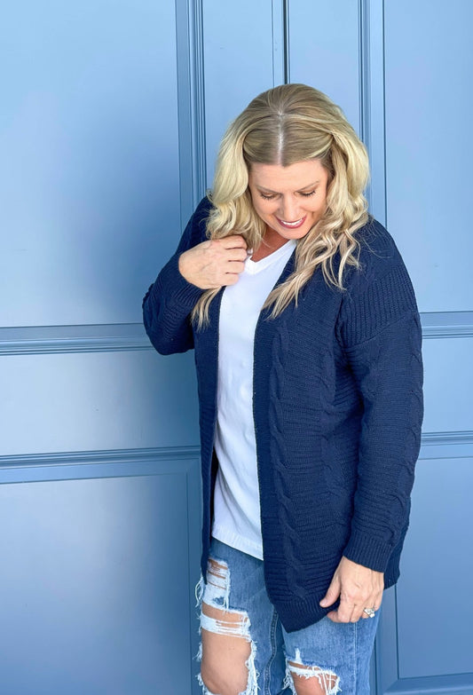 The Ribbed Riley Cardigan