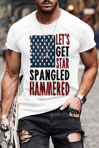 Men’s Let’s Get Star Spangled Hammered Tee