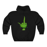 Grinch Middle Finger- Unisex Hooded Sweatshirt