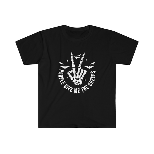 People Give Me The Creeps-Unisex Softstyle T-Shirt