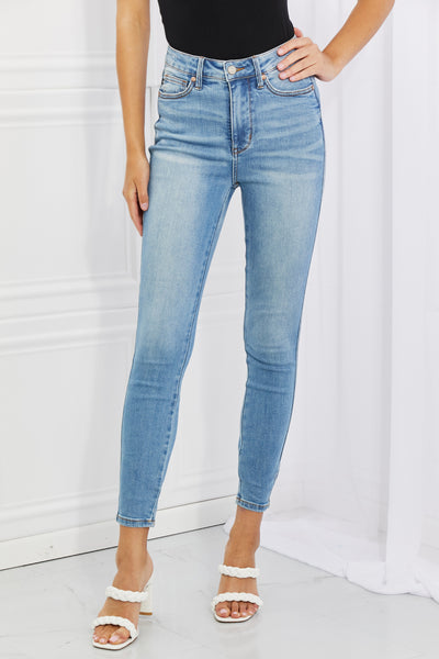 Judy Blue Nina Full Size High Waisted Skinny Jeans