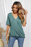 Surplice Half Sleeve T-Shirt