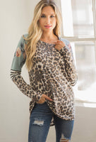 Molly leopard Top