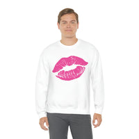 Hot Pink Lips Crewneck Sweatshirt