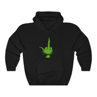 Grinch Middle Finger- Unisex Hooded Sweatshirt