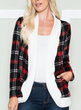 Acting Pro Soft Plaid Cardigan