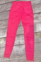 Pink Leopard Patched Pants
