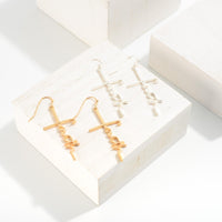 Faith Drop Dangle Earrings