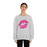 Hot Pink Lips Crewneck Sweatshirt