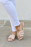 Weeboo Walk It Out Slide Sandals in Cream