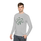 Faith Love Hope Clover Unisex Lightweight Long Sleeve Sport Tee