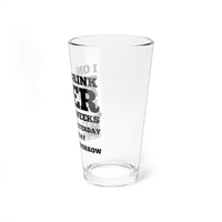 Beer Glass, 16oz