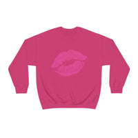 Hot Pink Lips Crewneck Sweatshirt