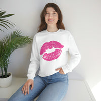 Hot Pink Lips Crewneck Sweatshirt