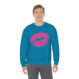 Hot Pink Lips Crewneck Sweatshirt