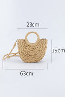 Cute Mini Woven Straw Fashion Tote Bag