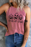 TRICK OR TREAT Graphic Tank Top