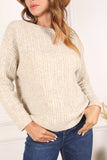 Oversize cable sweater