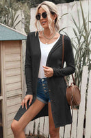 Double Take Button Down Long Sleeve Longline Cardigan