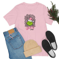 Pink Resting Grinchmas Bella Canvas Tee