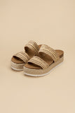WEST ESPADRILLE SLIDES