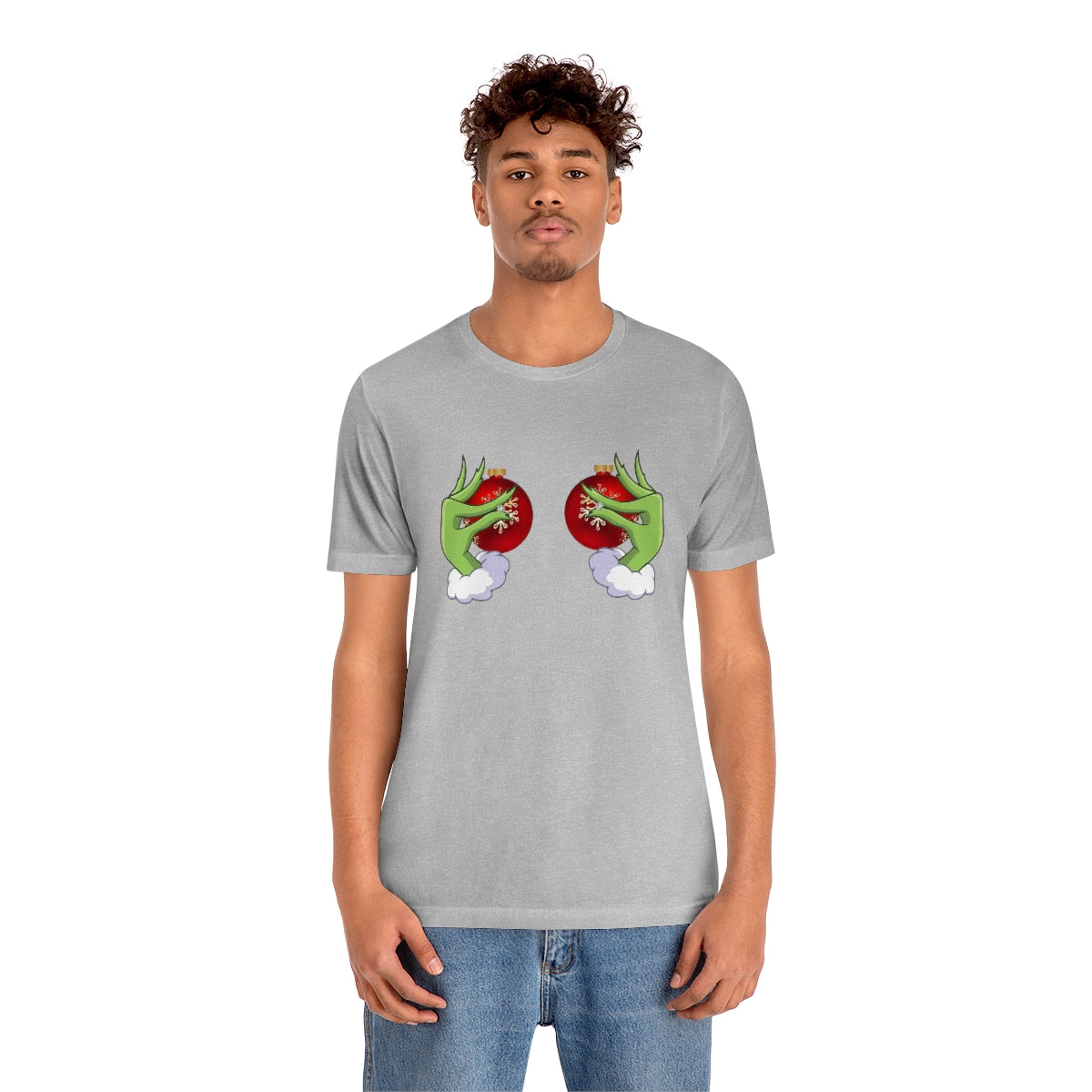 Bella Canvas Grinchy Ornament Hands Unisex Tee