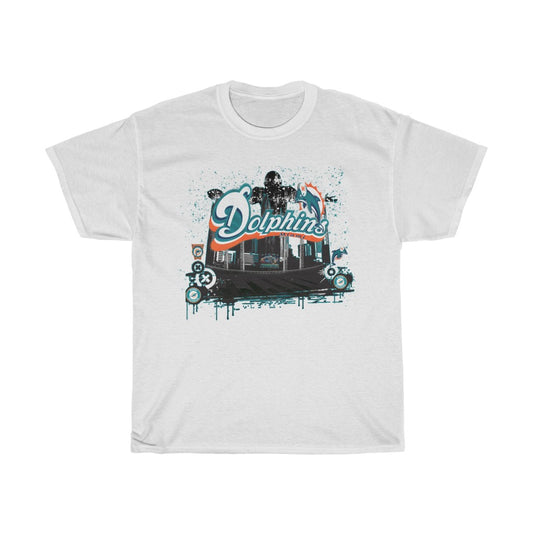 MIA Dolphins Graphic Tee-Unisex