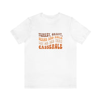 Turkey Gravy Beans & Rolls- Unisex Jersey Short Sleeve Tee