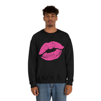 Hot Pink Lips Crewneck Sweatshirt