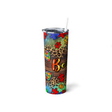 Be Kind-Autism Skinny Steel Tumbler with Straw, 20oz