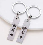 His & Hers 2Pc King/Queen Keychain Set