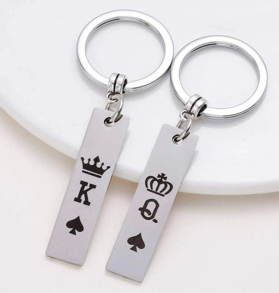 His & Hers 2Pc King/Queen Keychain Set