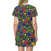 Autism Awareness T-Shirt Dress