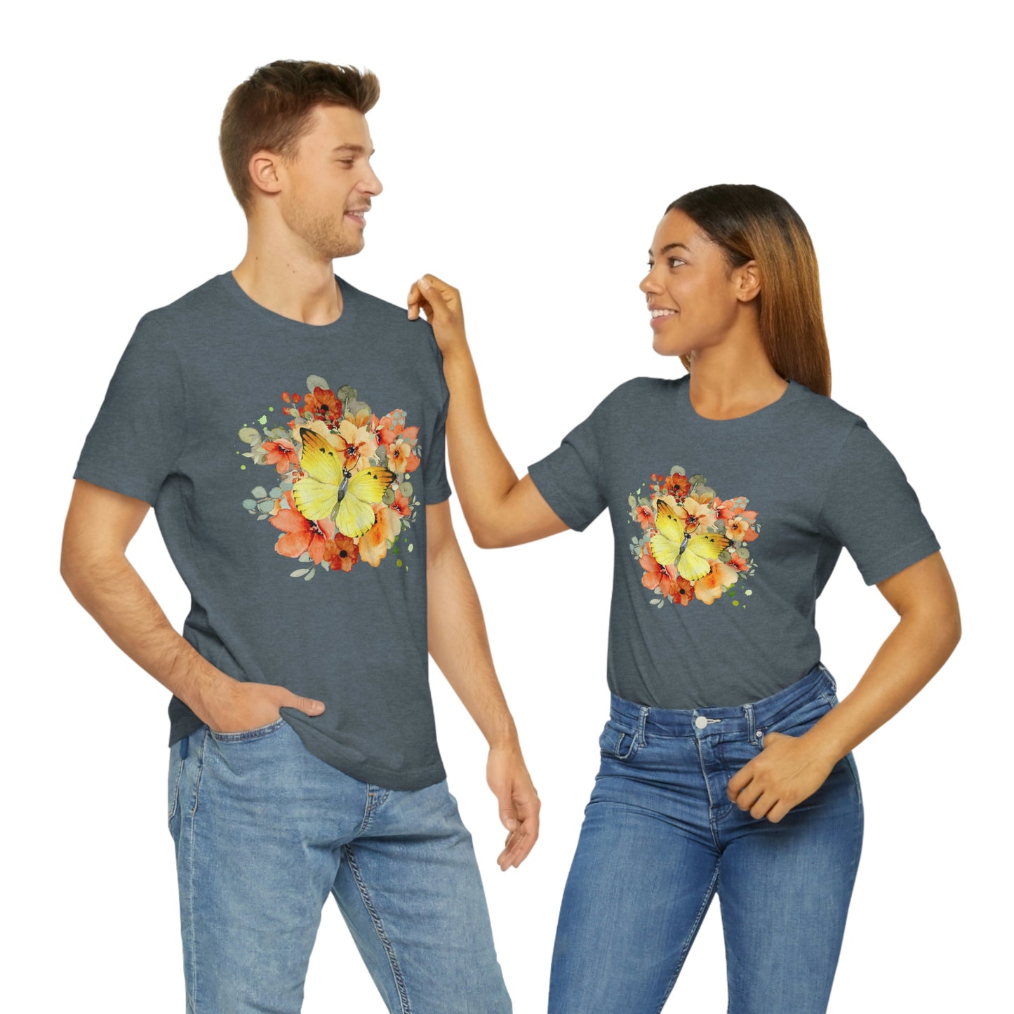 Floral Butterfly Tee