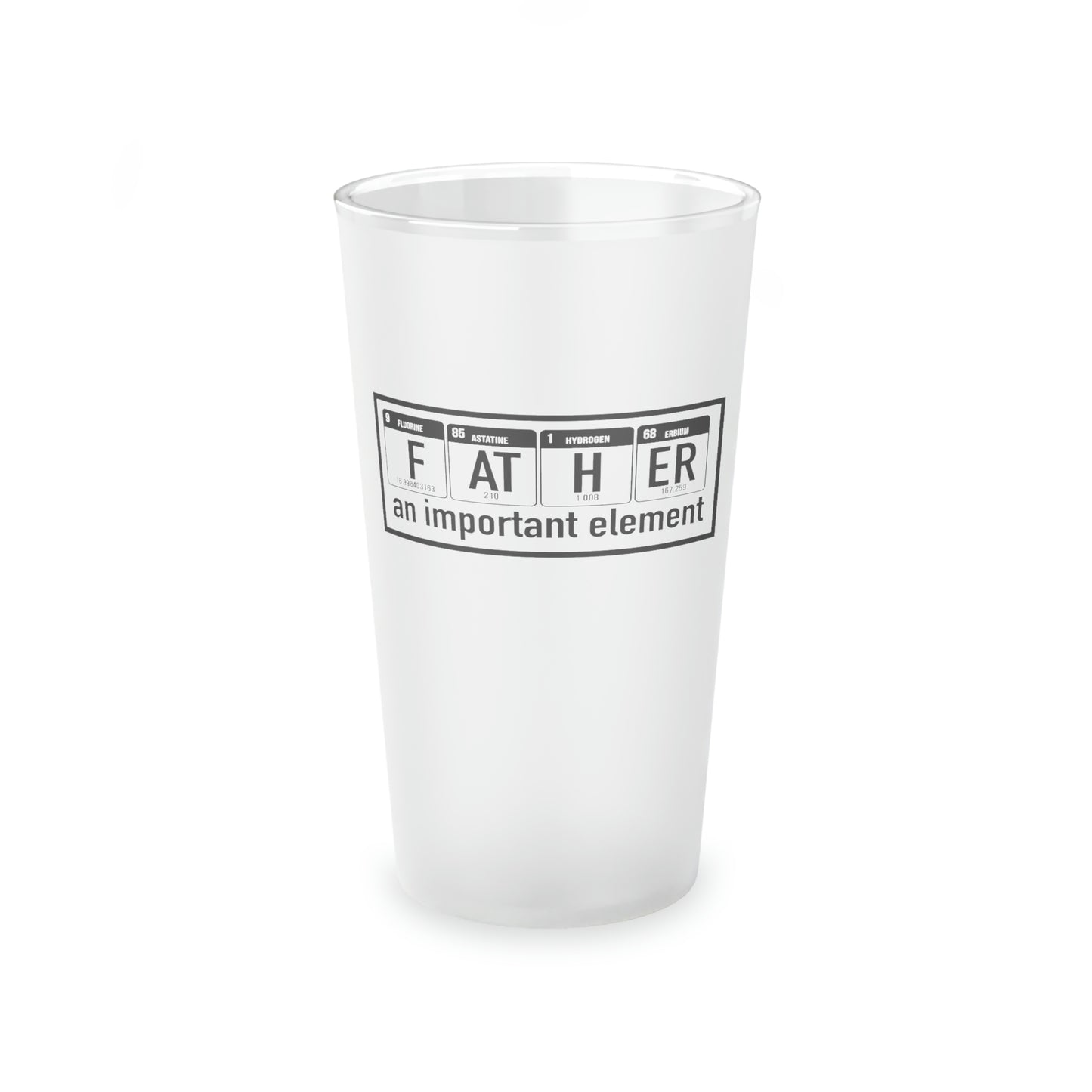 Father Frosted Pint Glass, 16oz