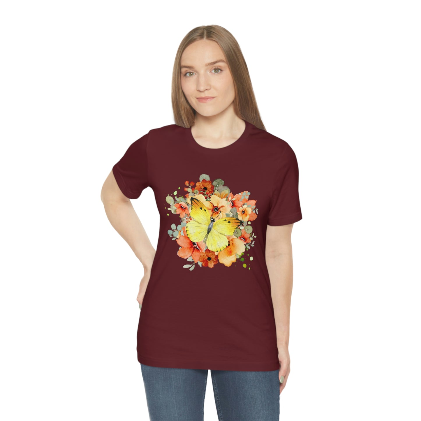 Floral Butterfly Tee