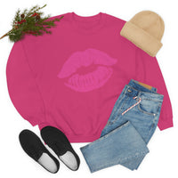 Hot Pink Lips Crewneck Sweatshirt