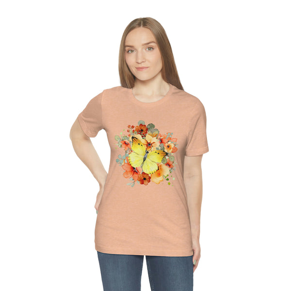 Floral Butterfly Tee
