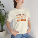 Turkey Gravy Beans & Rolls- Unisex Jersey Short Sleeve Tee