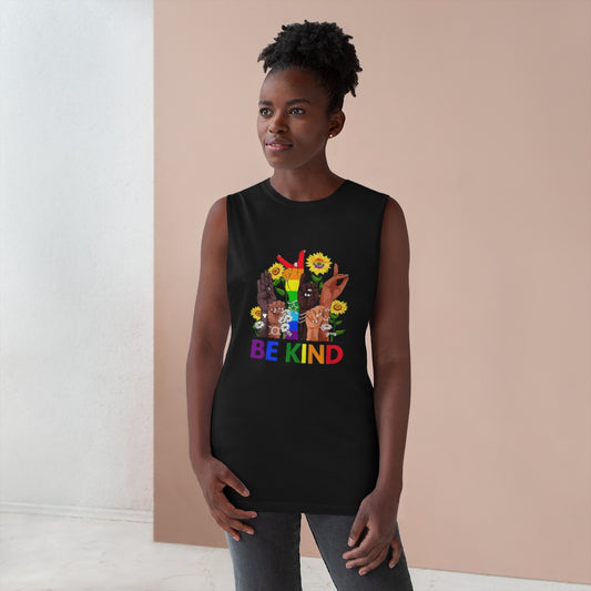 Be Kind Unisex Barnard Tank