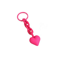 Chainlink Heart Keychain
