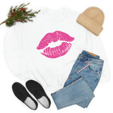 Hot Pink Lips Crewneck Sweatshirt