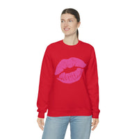 Hot Pink Lips Crewneck Sweatshirt