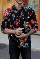 Men’s Floral Button Up